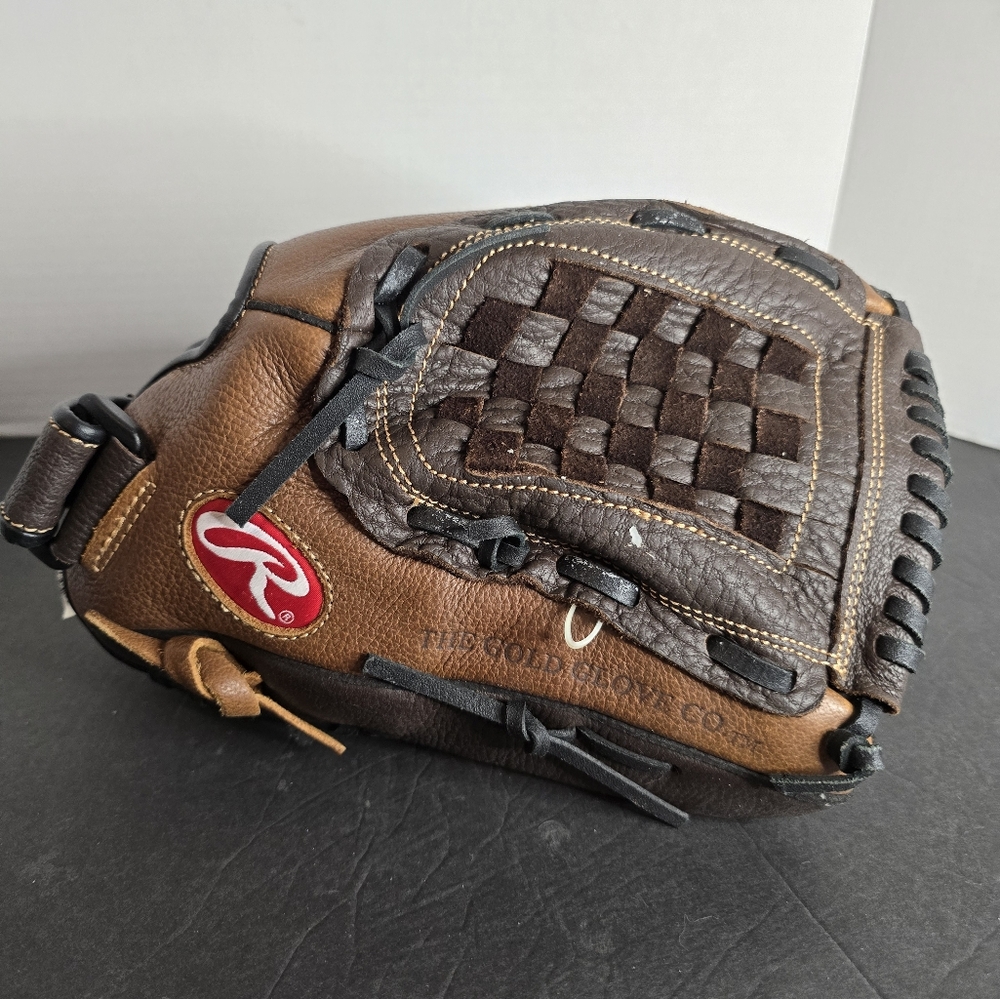 Rawlings RBG36TBR Left Hand Thwr 12.5"Lthr Zero Shock RH Baseball-Softball Glove